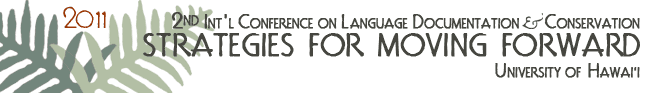 2nd International Conference on Language Documentation & Conservation (ICLDC) logo