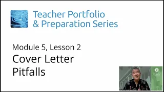 Picture of Module 5, Lesson 2: Cover Letter Pitfalls